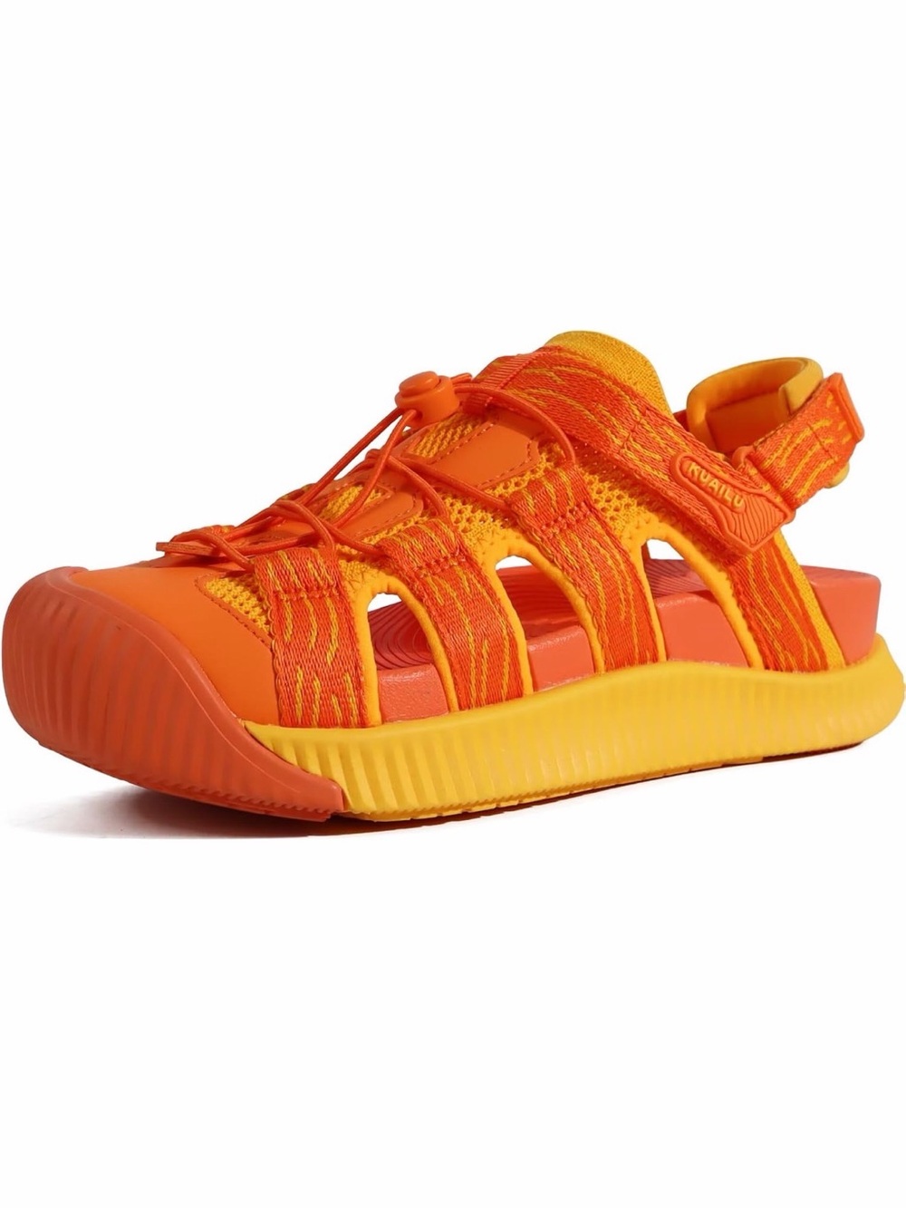 Active Orange & Yellow Sport Sandals — Women's Lightweight Strappy Sandals
